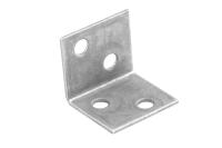 Уголок металлический FSC-01 23х23х25 (1,2), белый цинк (уп/100шт) AKS