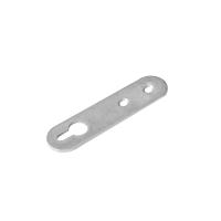 Пластинка зацепная 67*15*40*1,0 белый цинк (большое отверстие сверху) (уп/200шт) AKS
