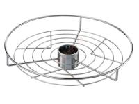 Корзина на трубу d50 центральная d350, хром AKS