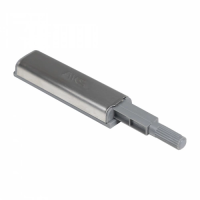 Механизм push-to-open наконечник резиновый накладной серый AKS металлический корпус