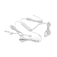 Выключатель бесконтактный на движение (PIR), двойной, врезной/накладной, 12/24V, 60W/100W, белый, AKS