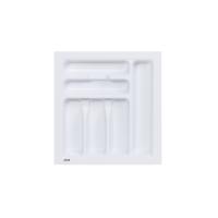 Лоток для столовых приборов 500 TR-02 (435～380*485～440*60), белый AKS