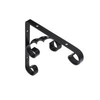 Полкодержатель мет. ARFA 150*150*13*2.5, черный AKS