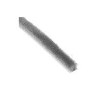 Уплотнитель щеточный самоклеящийся серый 7x5 мм AKS (5,5м)