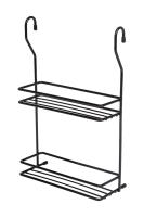Корзина на трубу d16 двойная малая CWJ116B черный AKS