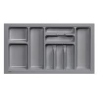 Лоток для столовых приборов 800 TR-02 (735～680*430～390*55), серый AKS