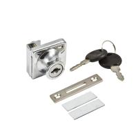 Замок для стеклянной распашной двери механический 407 AKS