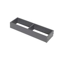 Разделитель L550 универсальный металлический Slimbox Evolution (L526*W100*H50) графит