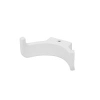 Крючок меб. двухрожковый мет. BAR белый матовый AKS