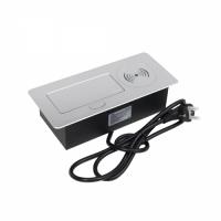 Выдвижной удлинитель NOVA 5, 1 розетка, USB A + C, wireless 15W, алюминий AKS