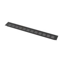 Решетка вентиляционная 480х60мм темно-коричневая алюминий AKS