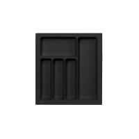 Лоток для столовых приборов 500 TR-04 (435～385*485～440*55), черный AKS