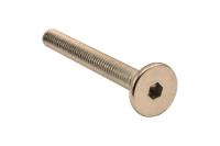 Винт с плоской головкой М6*60 под шестигранник, полн. резьба, желтый цинк (уп/1тыс.шт) AKS