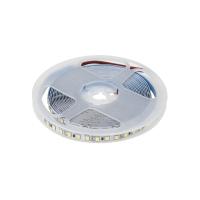 Лента светодиодная - 9,6W/m, 12V, 8мм, 2835, 120 д/м, IP20, холодный белый (6000K) - 5м, AKS
