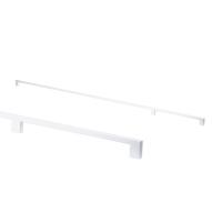 Ручка меб. скоба алюм. BLISS 1200 белый муар, AKS