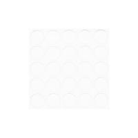 Заглушка самоприлипающая к конфирматам белый (14320) FOLMAG (лист-25шт.)