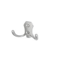 Крючок меб. двухрожковый мет. WP89 хром матовый GRIDLI