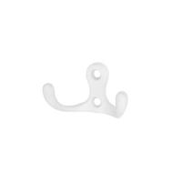 Крючок меб. двухрожковый мет. WP19 белый матовый GRIDLI