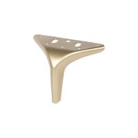 Опора меб. мет. DELI h150 угловая брашированное золото AKS