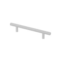 Ручка меб. скоба мет. SNAKE 128 никель шлифованный, AKS