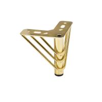 Опора меб. мет. RAY h120 угловая золото AKS