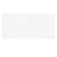 Решетка-вставка в фасад 620х300мм белая пластик PL