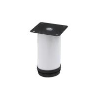 Опора меб. мет. d50 h100 с регул. белый AKS