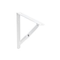 Полкодержатель складной 300 белый AKS (Модель 3)