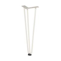 Опора меб. FLASH h410, слоновая кость AKS