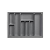 Лоток для столовых приборов 800 TR-04 (735～690*485～440*55), графит AKS