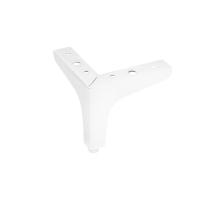 Опора меб. мет. h100 угловая белый AKS