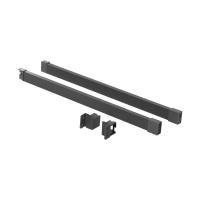 Рейлинг прямоугольный продольный Slimbox Evolution L-550 графит