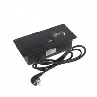 Выдвижной удлинитель NOVA 5, 1 розетка, USB A + C, wireless 15W, черный AKS