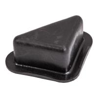 Опора меб. пласт. уголок h20, черный