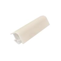 Угол универсальный 90 к цоколю мебельному ПВХ h=100 крем ваниль РФ