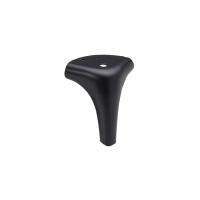 Опора меб. мет. OLYMPIA h120 угловая черный матовый AKS