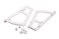 Крепление в шкаф для обуви однорядное, белый РП