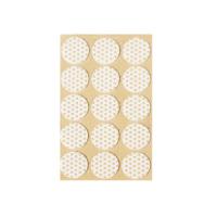 Подкладка самоприлипающая фетровая прорезиненная d30мм (1упак.=15шт), белая, Folmag