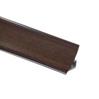 Плинтус ПВХ к столешнику LР лимба шоколадная (35) EL-MECH-PLAST (1шт=3м.п.)