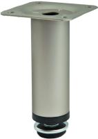 Опора меб. мет. D-100 h100 с регул. сатин AKS