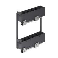 Выдвижная корзина-карго 150 ICON крепл.боковое/правое, графит PRIME by AKS