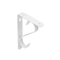 Полкодержатель мет. SONATA 140*95*20*3, белый AKS