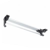 Выдвижная вешалка L-350 усиленная с ручкой (полая трубка), хром/черный REJS