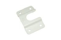 Держатель трубы овальной (плоский), белый