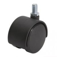 Колесо двойное d50мм трубы d25 (512А) М10, черный AKS