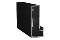 Профиль алюминиевый для рамочных фасадов Z-4 черный муар (L-6000) АЛЮТЕХ