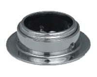 Крепление трубы d50 нижнее, хром AKS