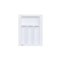 Лоток для столовых приборов 400 TR-03 (320～260*430～390*55), белый AKS