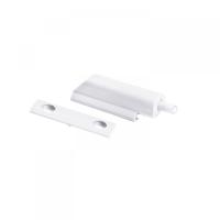 Амортизатор крепление прямое накладной/врезной белый AKS