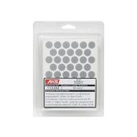 Заглушка самоприлипающая к конфирматам алюминий (PC 2540) (1л=50шт) Pacific